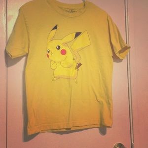 Yellow pikachu tee